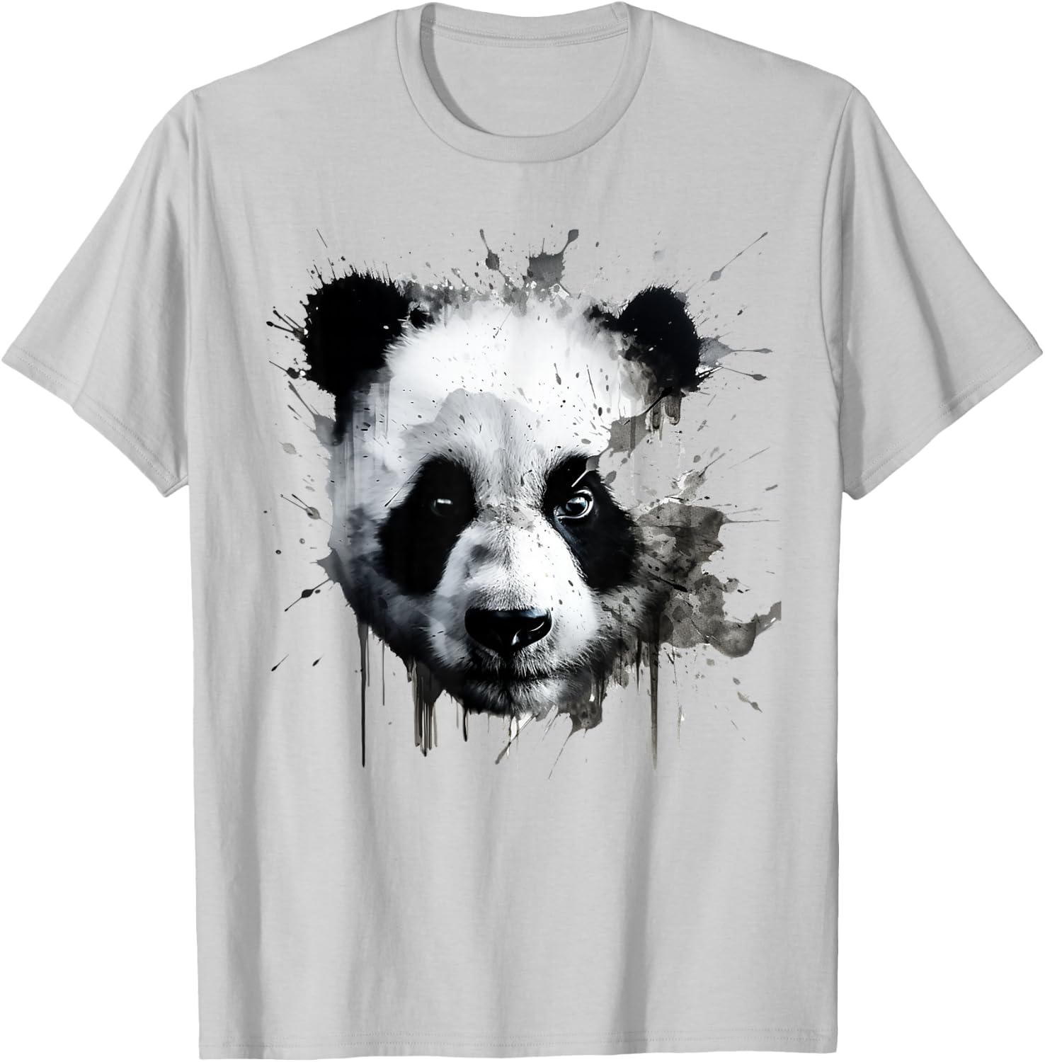 Panda Art - Animal Panda T-Shirt - T-Shirt | Ash