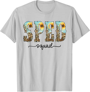 Sped Squad Team Special Education Teacher Life T-Shirt - T-Shirt | Ash