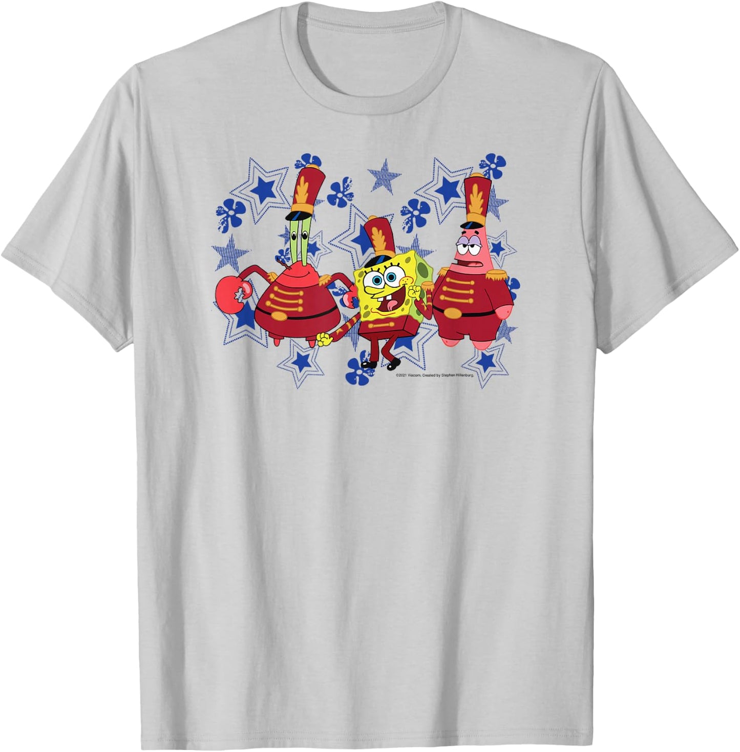 SpongeBob SquarePants - Patrick and Mr. Krabs Sweet Victory T-Shirt - T-Shirt | Ash