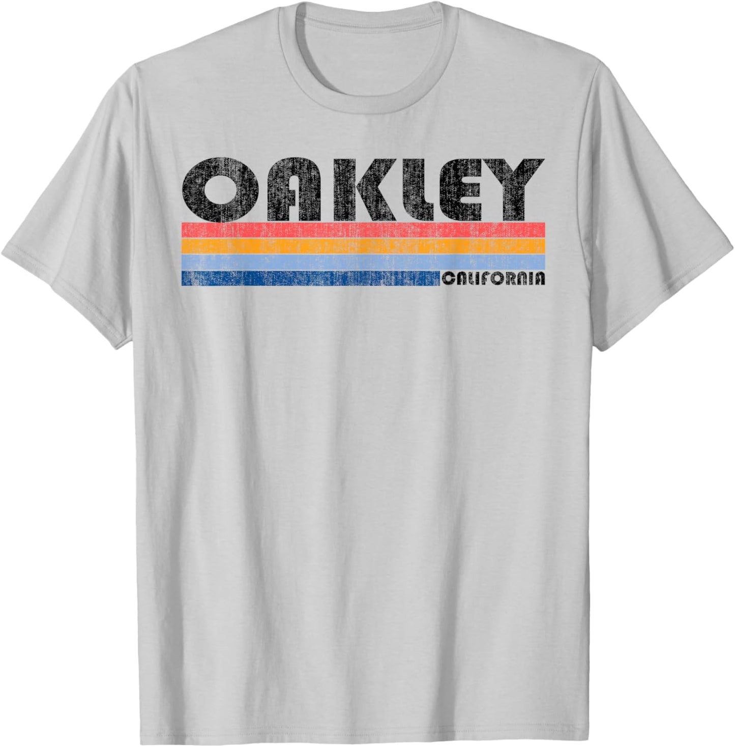 Vintage 1980s Style Oakley CA T Shirt T-Shirt - T-Shirt | Ash