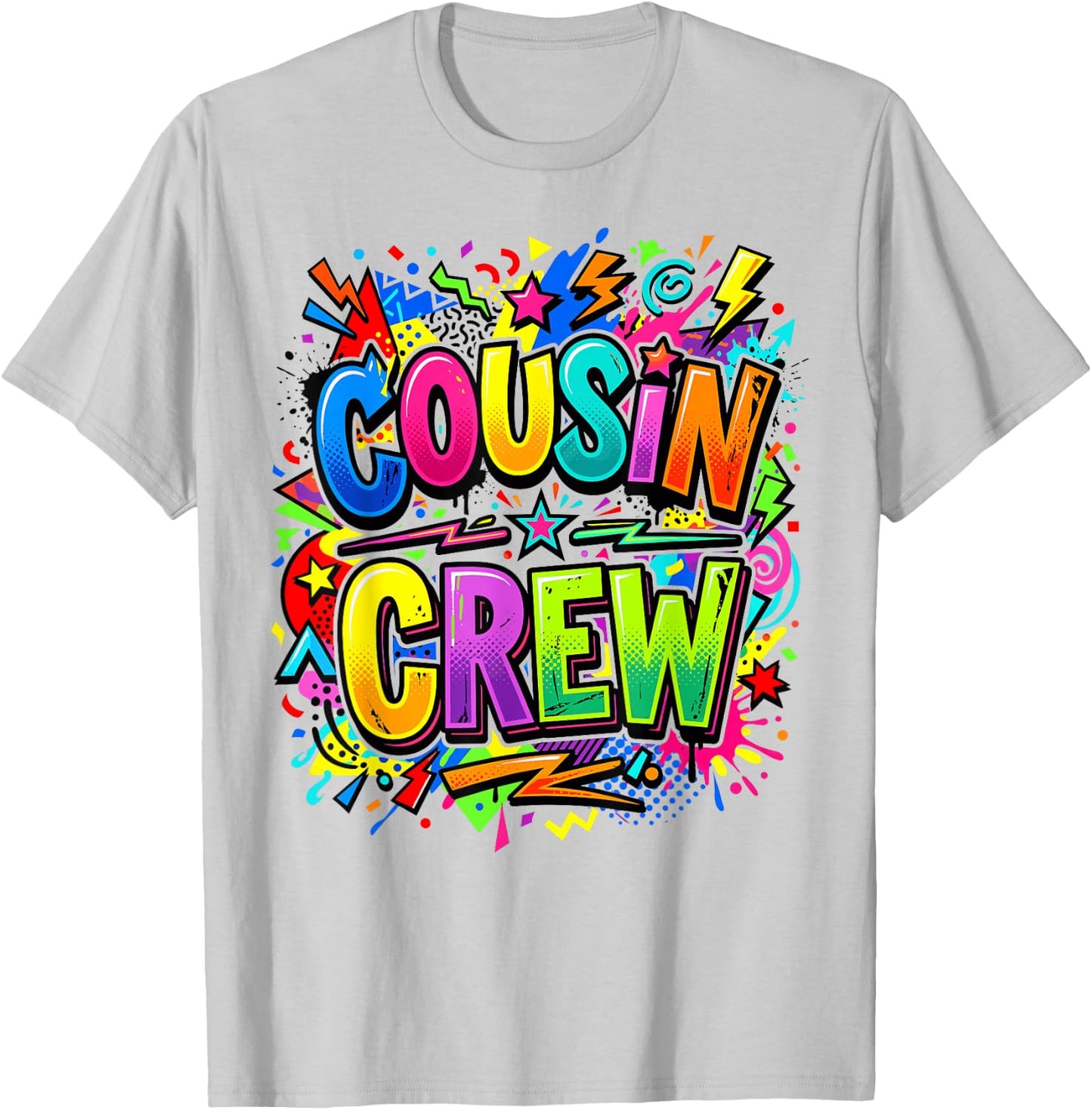 Cousin Crew Squad Family Matching Boys Girls Kids T-Shirt - T-Shirt | Ash