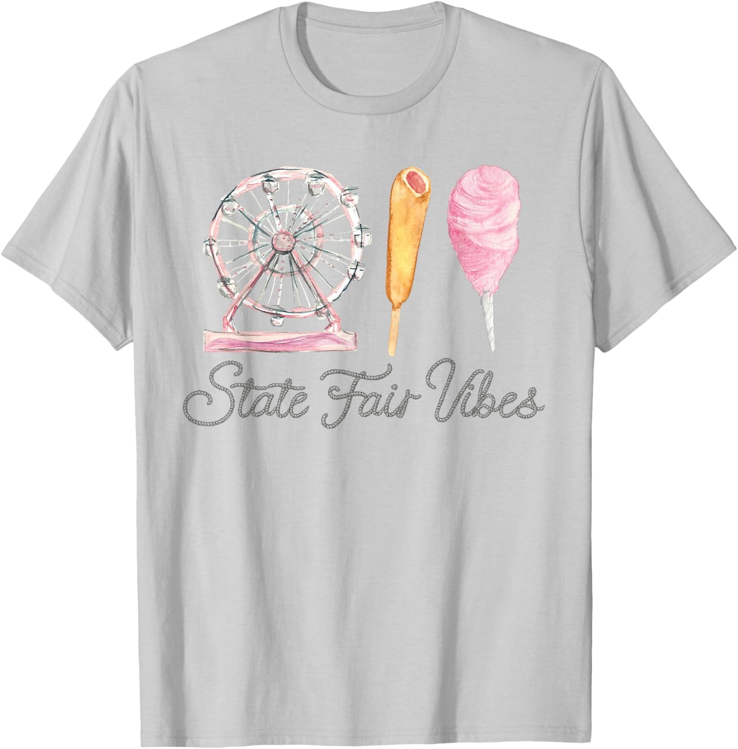 State Fair Vibes, Fair Themed Birthday, Rodeo Outfit T-Shirt - T-Shirt | Ash