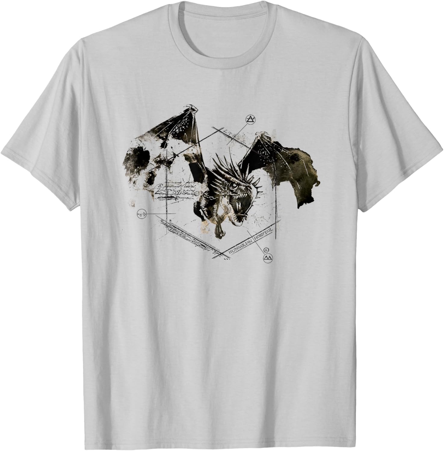 Harry Potter Hungarian Horntail T-Shirt - T-Shirt | Ash