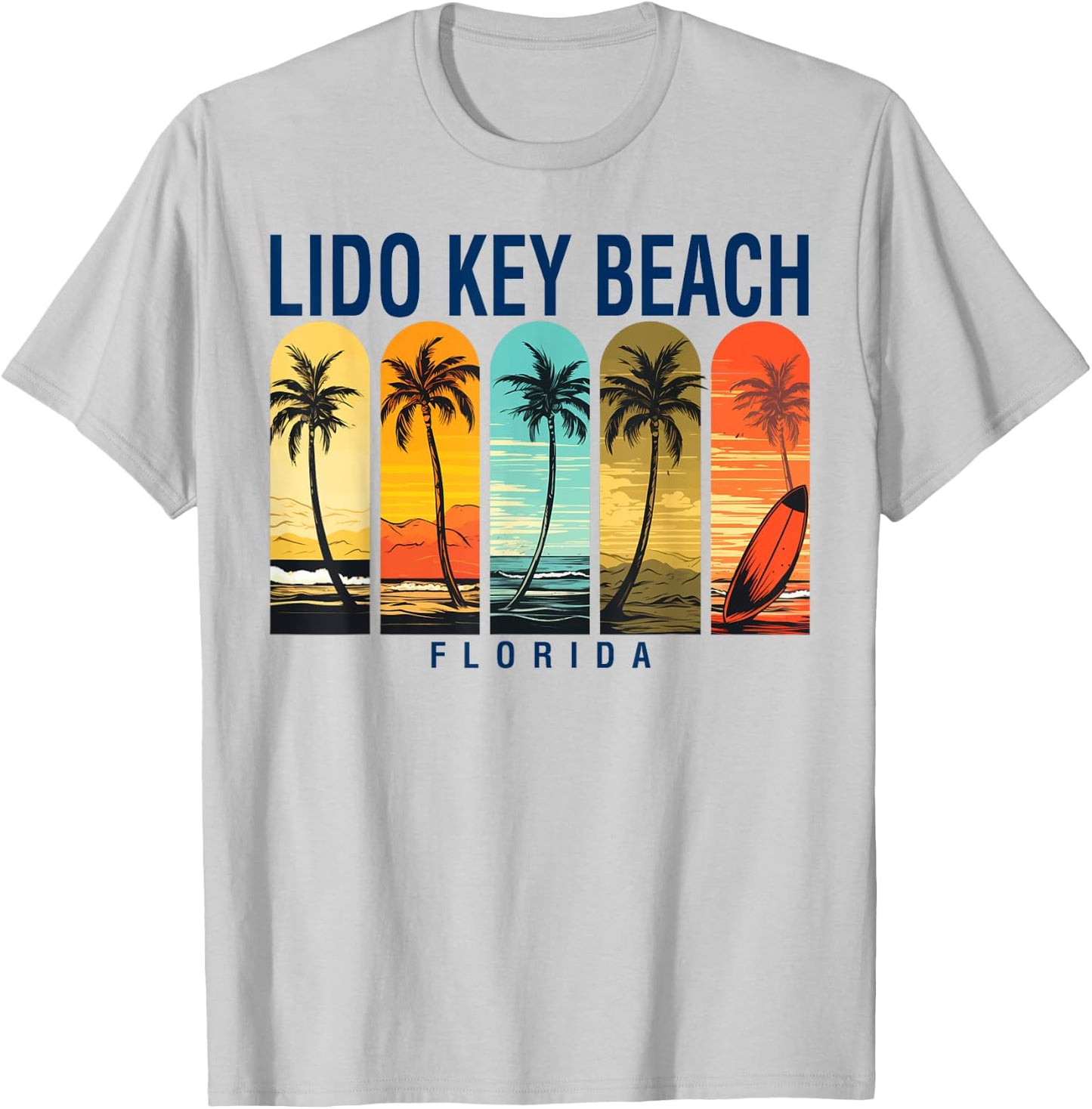 Lido Key Beach Florida Men Beach Rider Women T-Shirt - T-Shirt | Ash