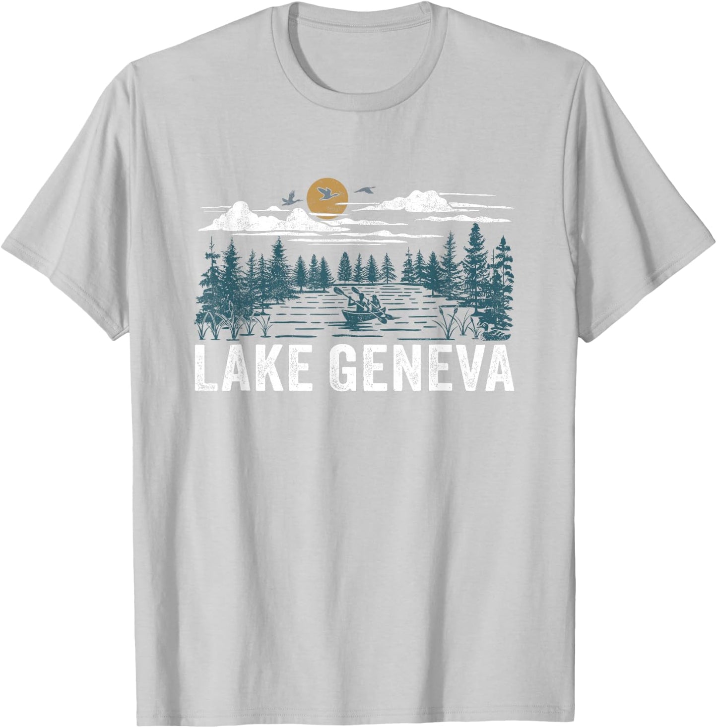 Lake Geneva Wisconsin T-Shirt - T-Shirt | Ash