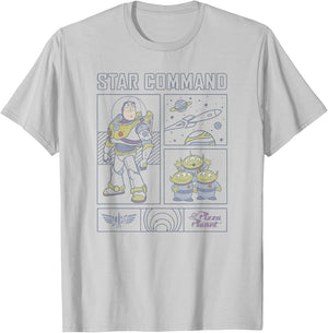 Disney Pixar Toy Story Buzz Lightyear Star Command Comic T-Shirt - T-Shirt | Ash