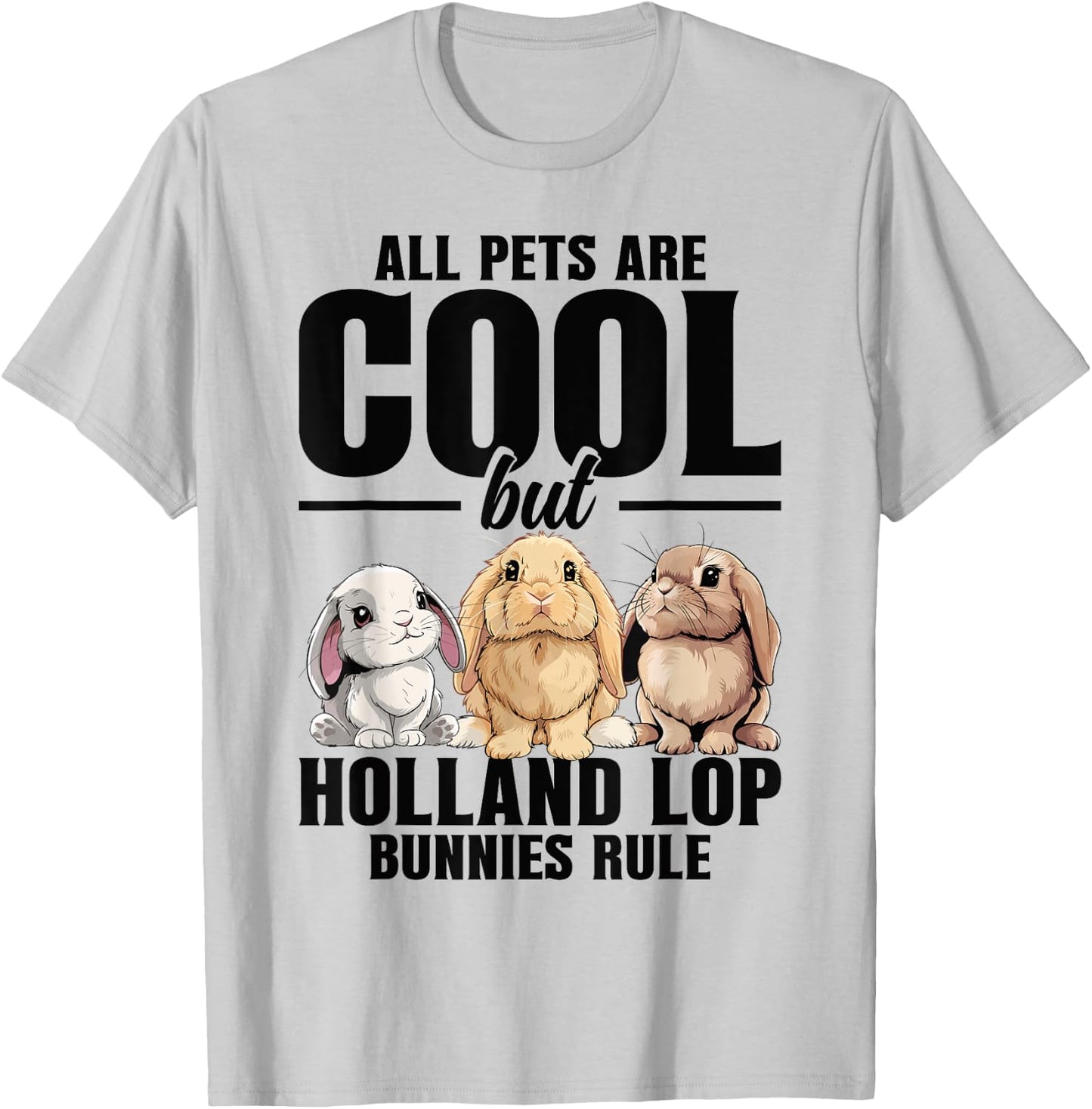 Holland Lop Bunny Costume Bunny Food Holland Lop Bunny T-Shirt - T-Shirt | Ash