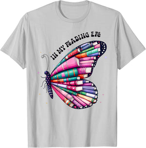 In My Reading Era Shirt,Book Shelf In My Reading Era Teacher T-Shirt - T-Shirt | Ash