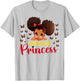 Angolan Princess Angola for Black Girls Kids T-Shirt - T-Shirt | Ash