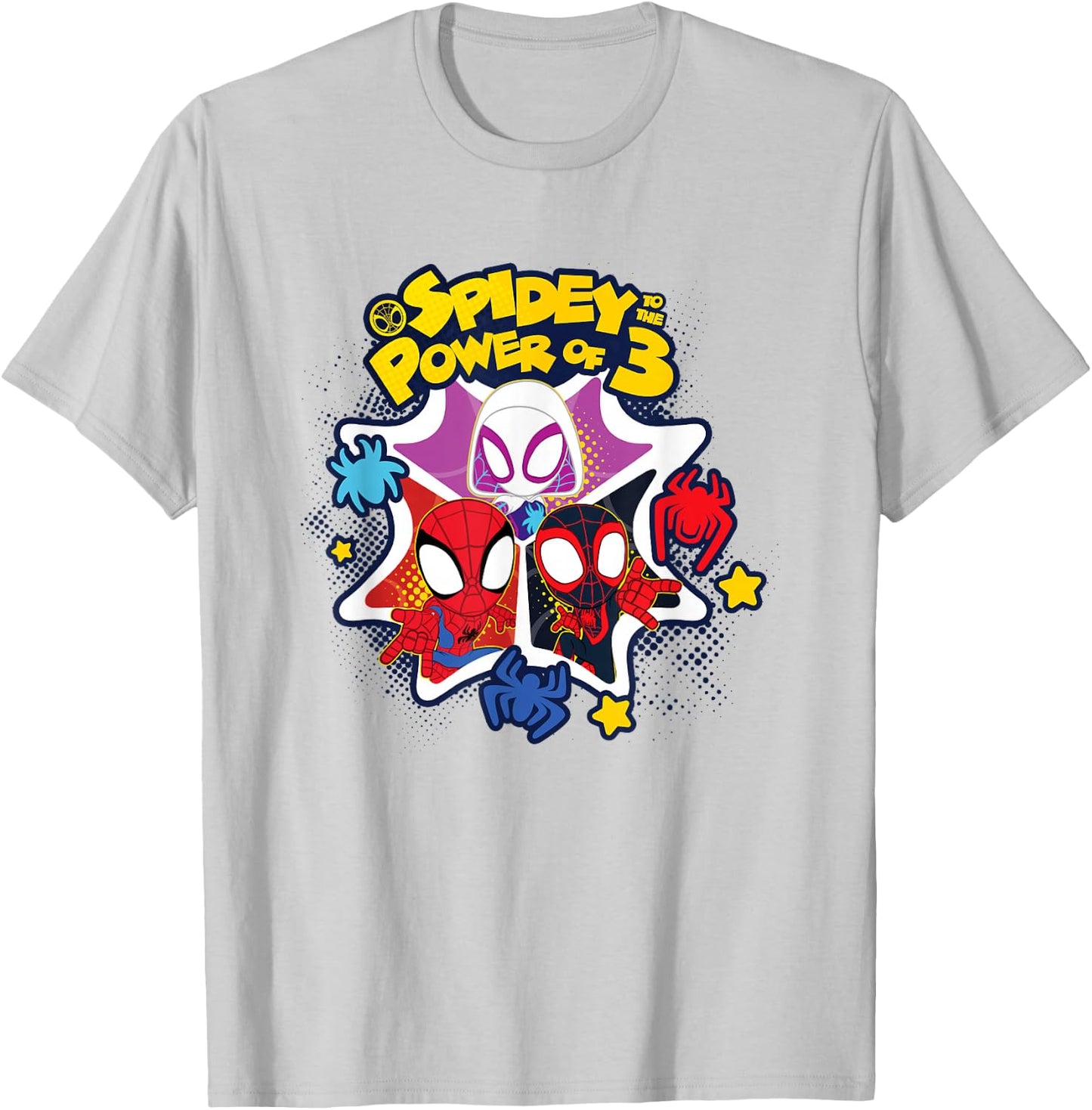 Marvel Spidey and His Amazing Friends to The Power of 3 T-Shirt - T-Shirt | Ash