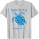 San Juan Puerto Rico Souvenir Sea Turtle Boys Girls Toddler T-Shirt - T-Shirt | Ash