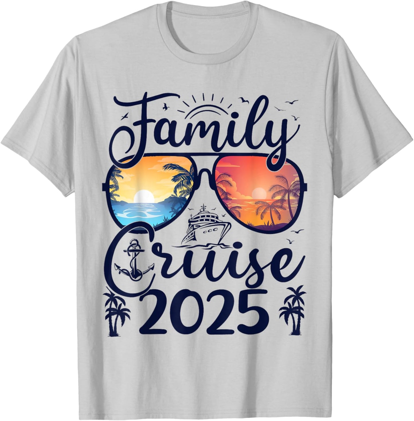 Family Cruise 2025 Summer Vacation Matching Family Cruise Women Kids T-Shirt - T-Shirt | Ash