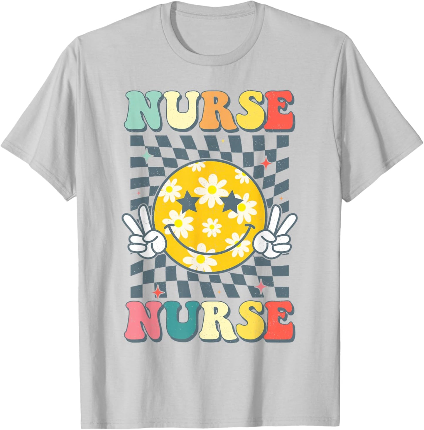 Groovy Nurse Shirt Women Future Nurse Appreciation Nursing T-Shirt - T-Shirt | Ash