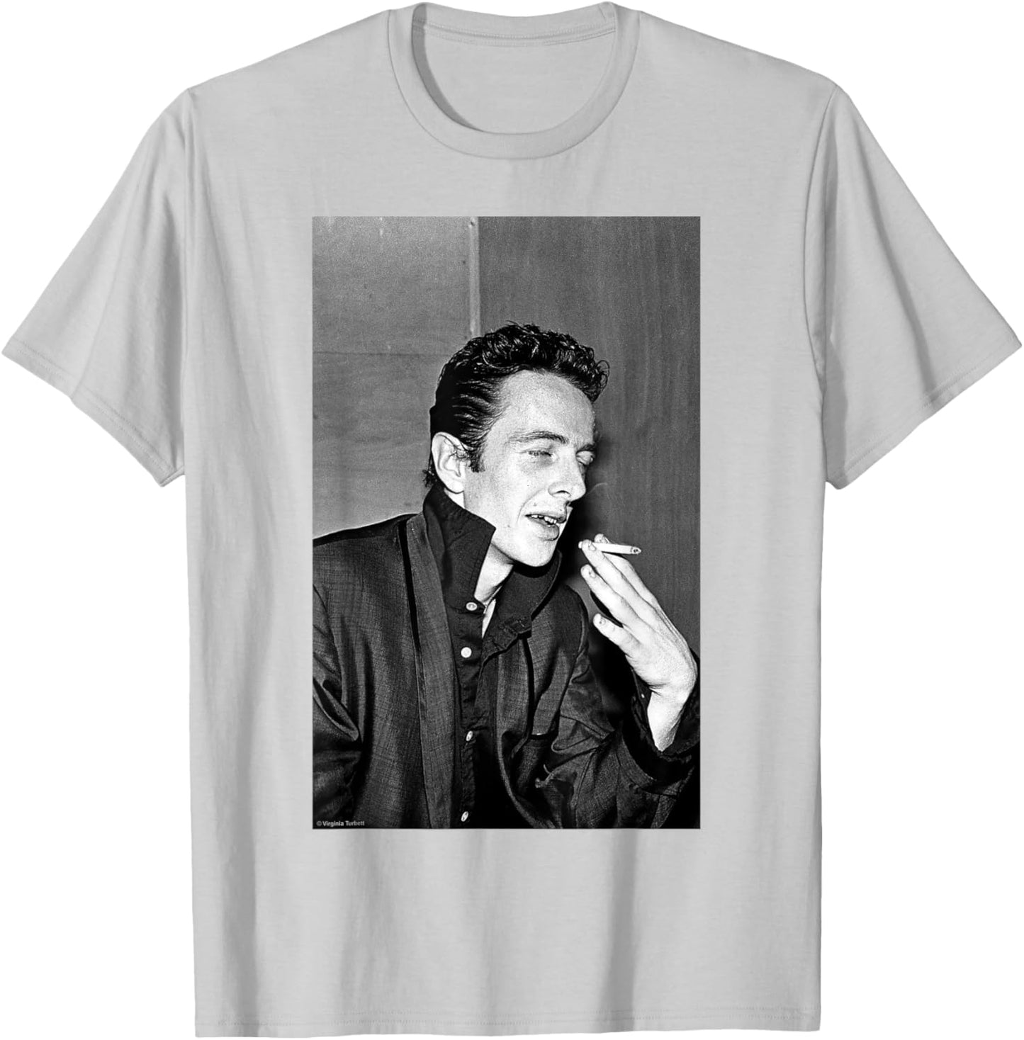 Joe Strummer Of The Clash By Virginia Turbett T-Shirt - T-Shirt | Ash