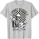 Groovy Spooky Readers Book Club Skeleton Book Lovers Bookish T-Shirt - T-Shirt | Ash