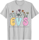 Retro Vintage Floral EVS Shirt Nurse Week T-Shirt - T-Shirt | Ash