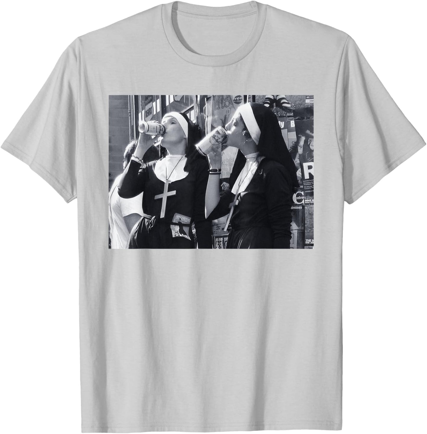 Clean Version I Soldering Digga Soldering I Nuns Drinking Beer Fun T-Shirt - T-Shirt | Ash