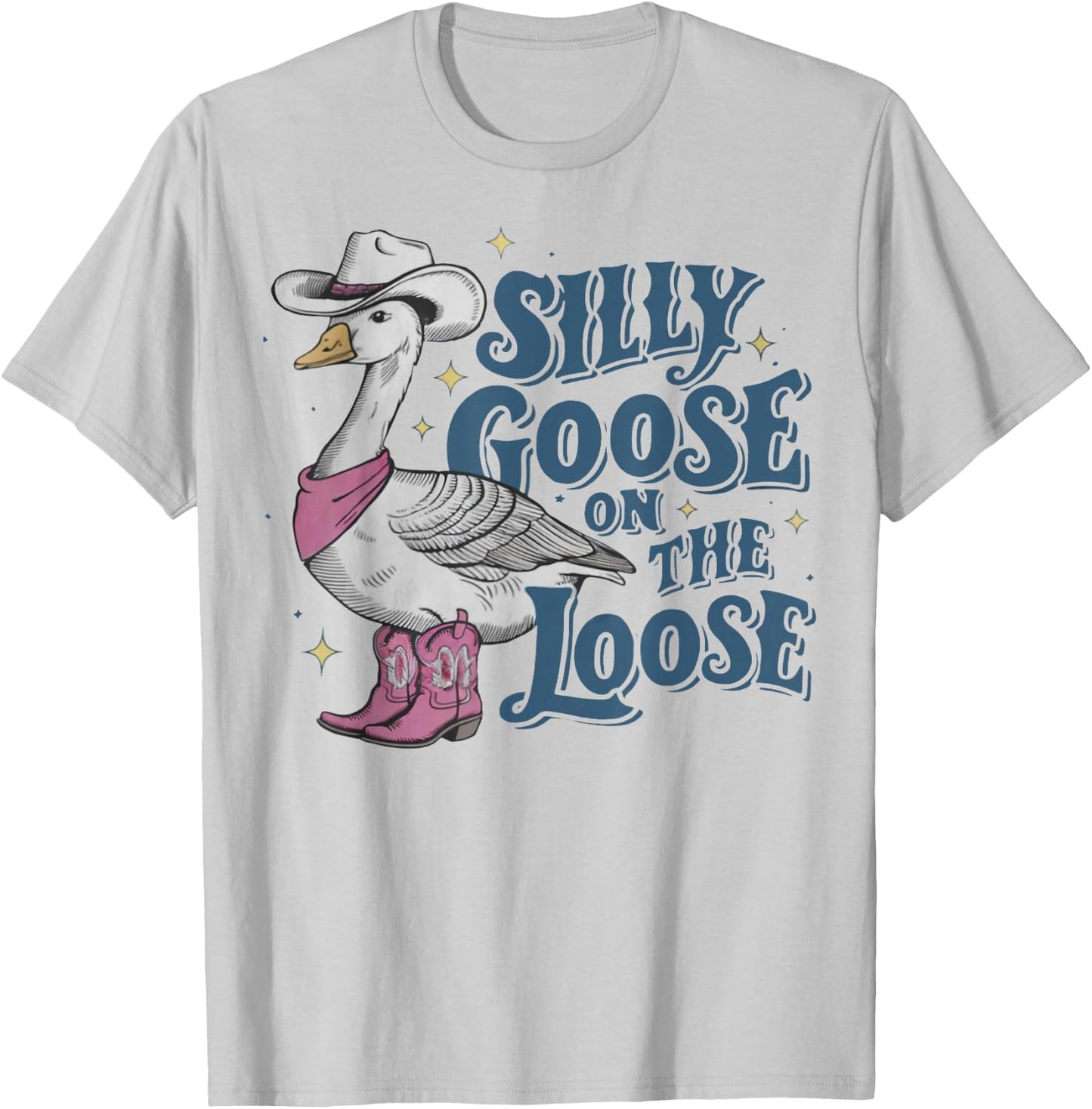 Silly Goose On The Loose T-Shirt - T-Shirt | Ash