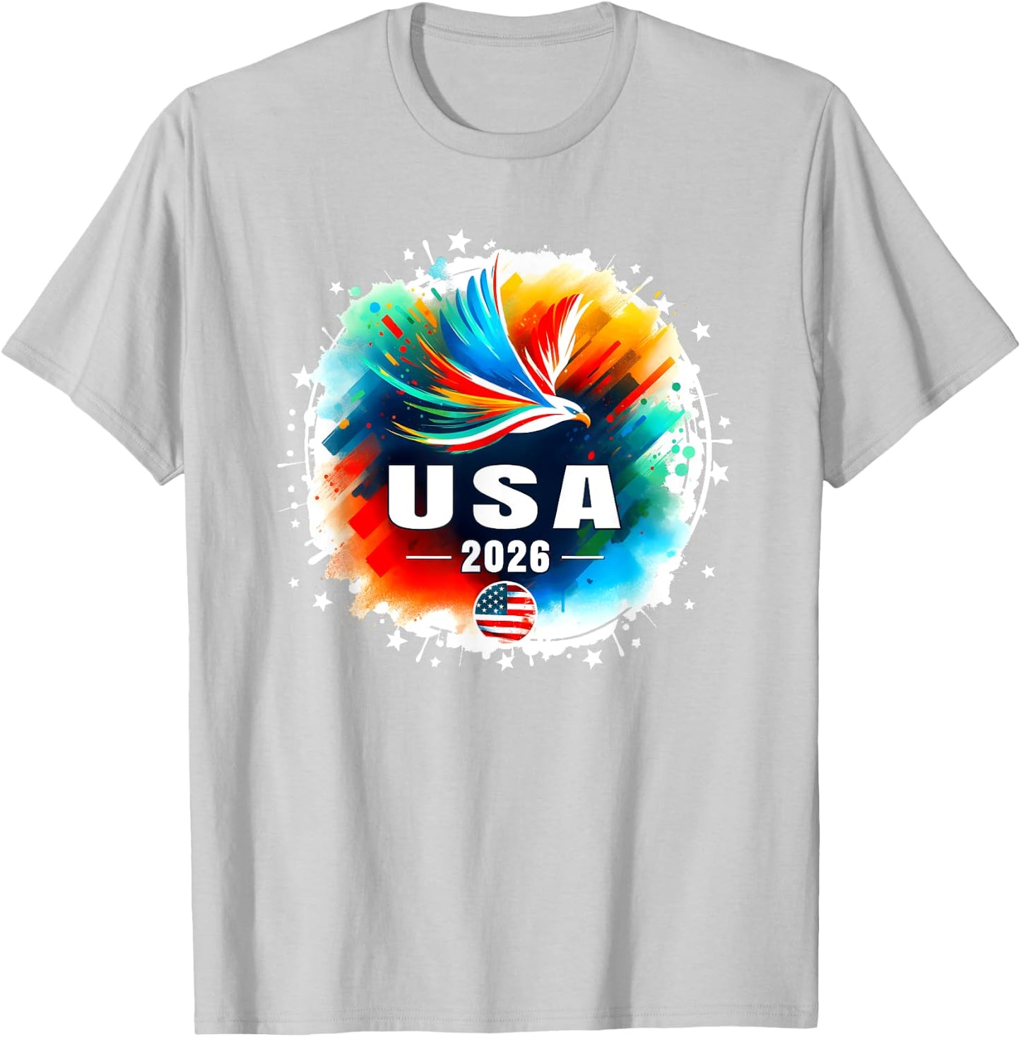 USA 2026 Go United States Sport USA Team 2026 USA T-Shirt - T-Shirt | Ash