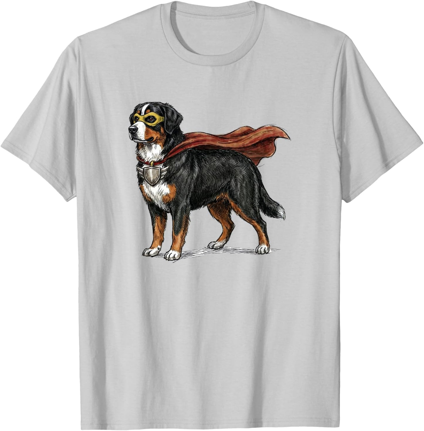 Bernese Mountain Dog T-Shirt - T-Shirt | Ash