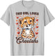 Funny Cheetah Animal This Girl Loves Cheetahs T-Shirt - T-Shirt | Ash