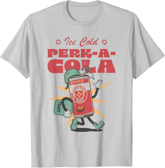 Call of Duty Ice-Cold Juggernog Perk-A-Cola Can Video Game T-Shirt - T-Shirt | Ash