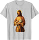 Jesus Holding Lamb Good Shepherd T-Shirt - T-Shirt | Ash