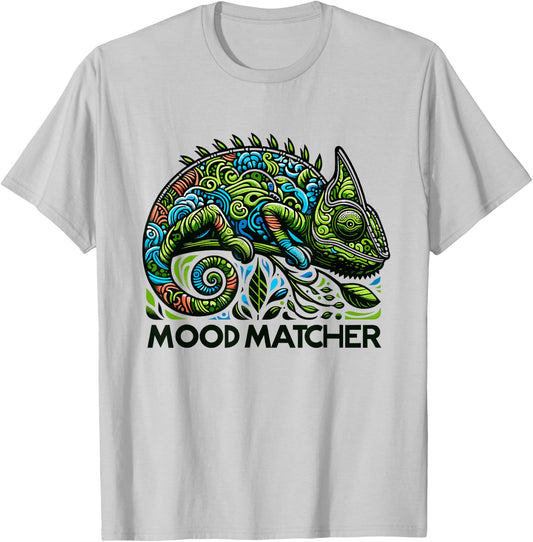 Chameleon Mood Matcher Color Changing Reptile Camouflage T-Shirt - T-Shirt | Ash