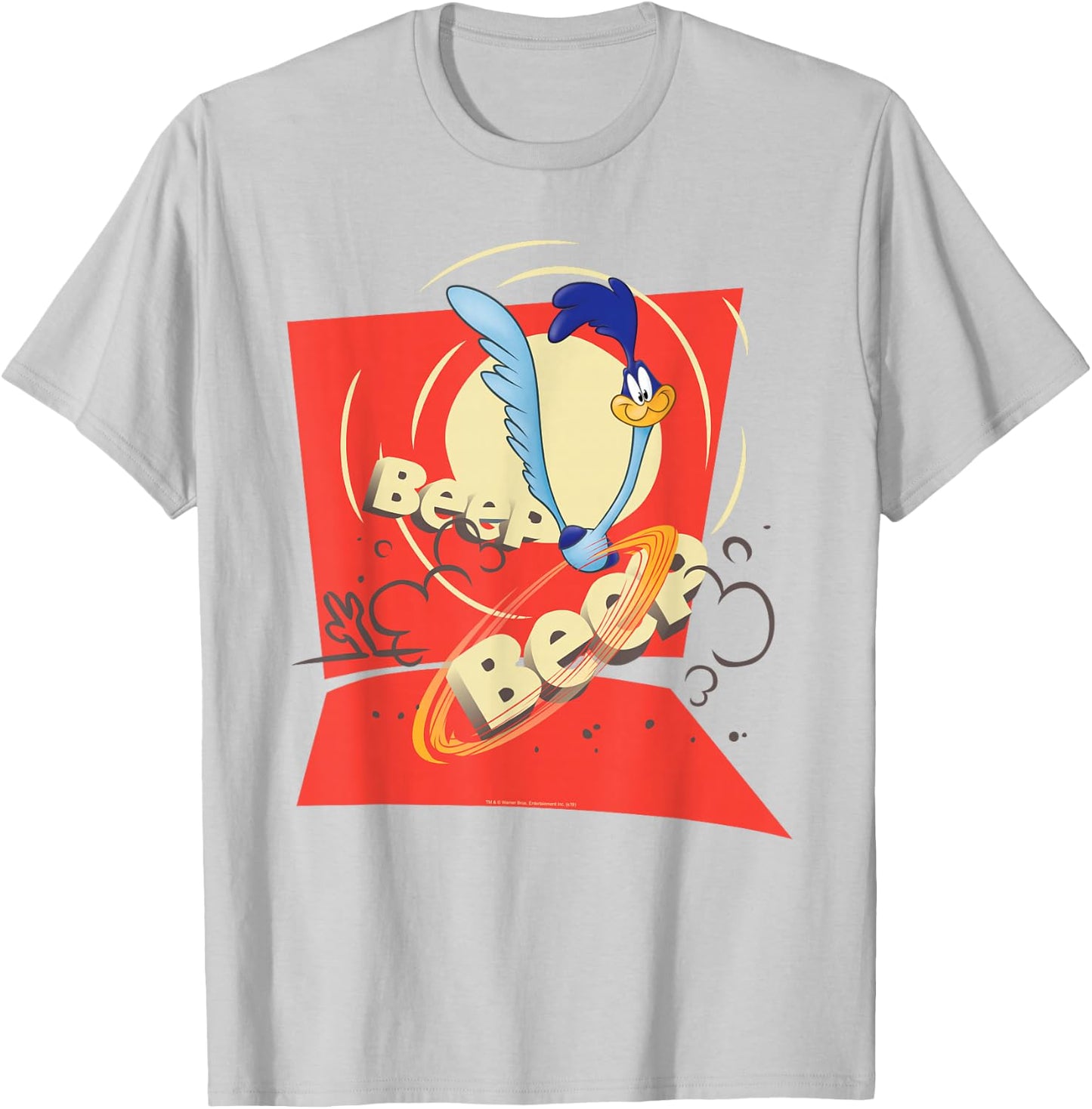 Looney Tunes Roadrunner Beep Beep T-Shirt - T-Shirt | Ash