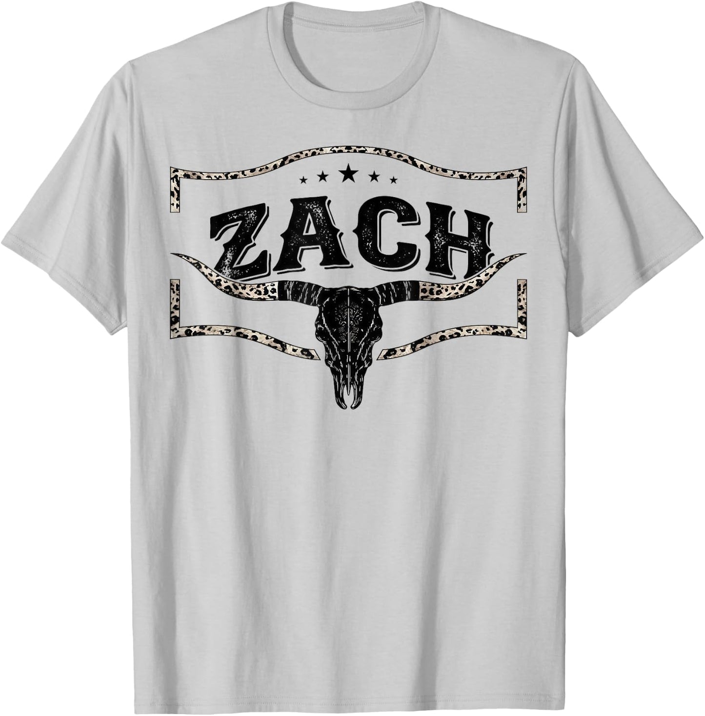 Vintage Zach Name Style Retro Classic Gift Women Kid T-Shirt - T-Shirt | Ash