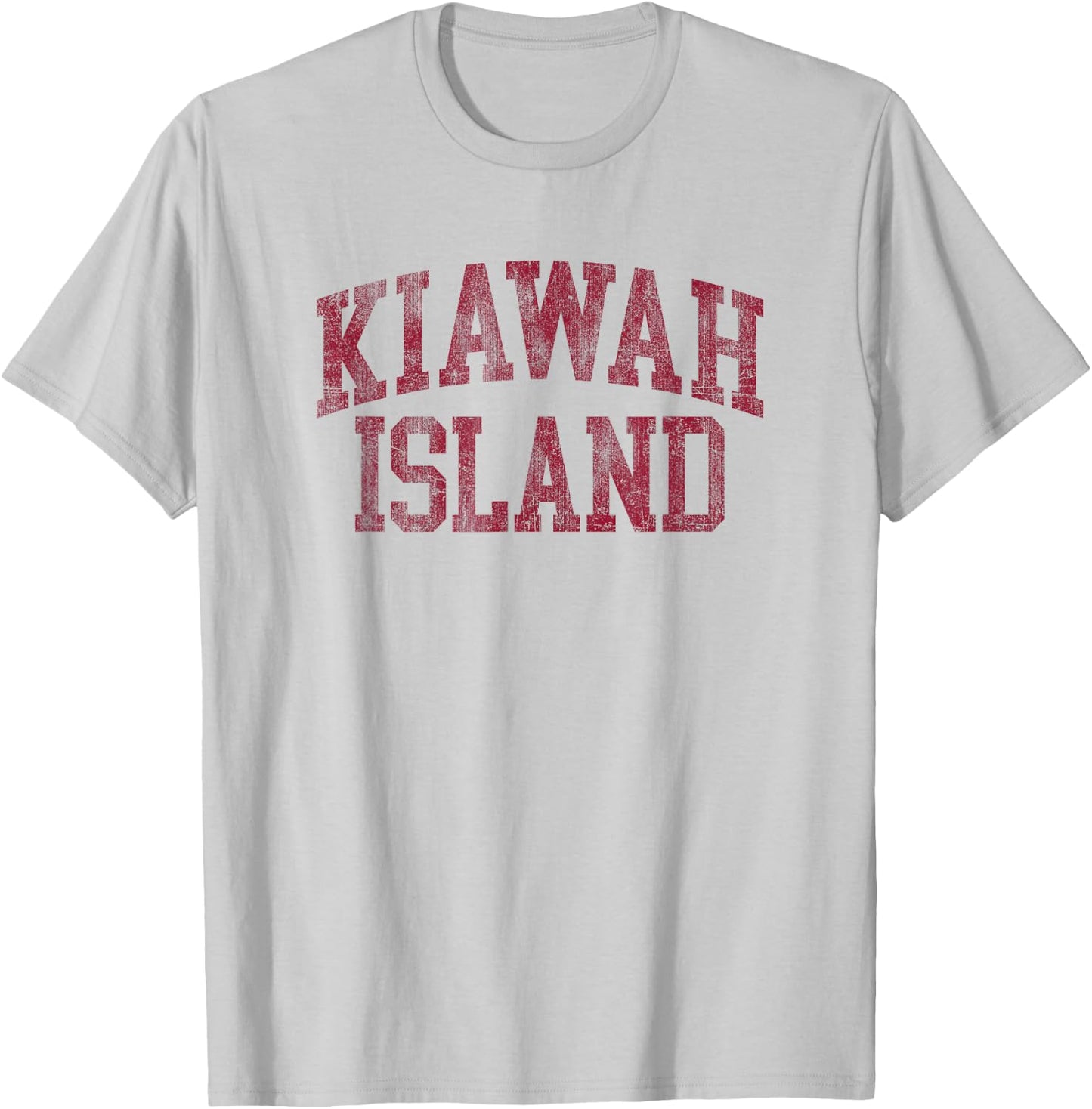 Kiawah Island South Carolina Souvenir Retro Preppy Throwback T-Shirt - T-Shirt | Ash
