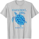 Cozumel Mexico Sea Turtle Boys Girls Souvenir 2024 Vacation T-Shirt - T-Shirt | Ash