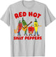 Red Hot Silly Peppers T-Shirt - T-Shirt | Ash