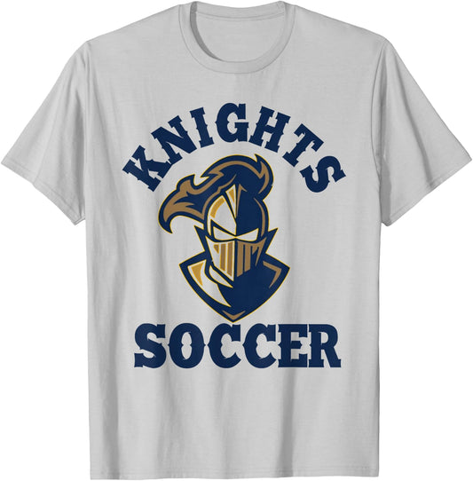 Knights Squad Youth Soccer Fan T-Shirt - T-Shirt | Ash