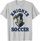 Knights Squad Youth Soccer Fan T-Shirt - T-Shirt | Ash