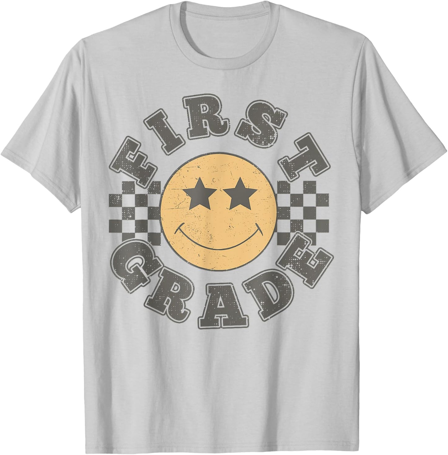 First Grade, 1st Grade First Day Of School Teachers T-Shirt - T-Shirt | Ash