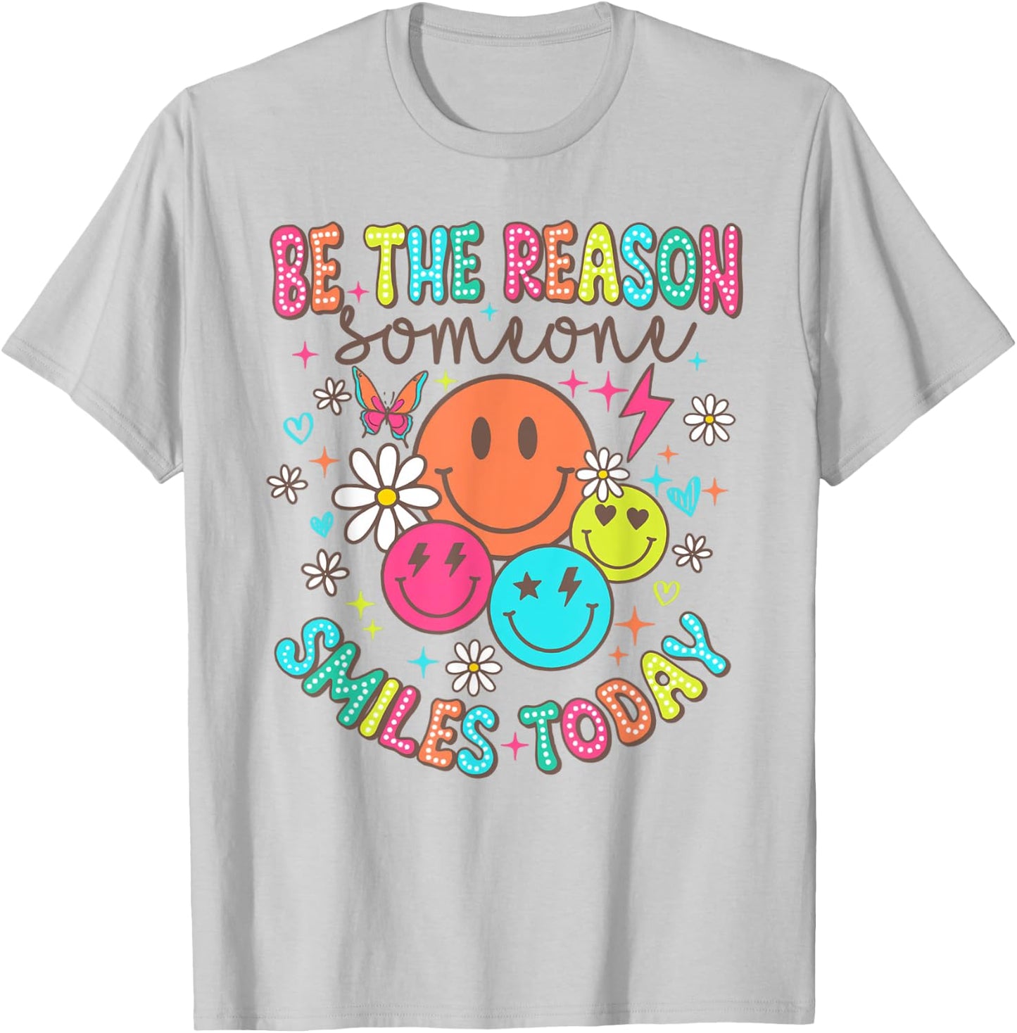 Mental Health Be The Reason Someone Smiles Today T-Shirt - T-Shirt | Ash