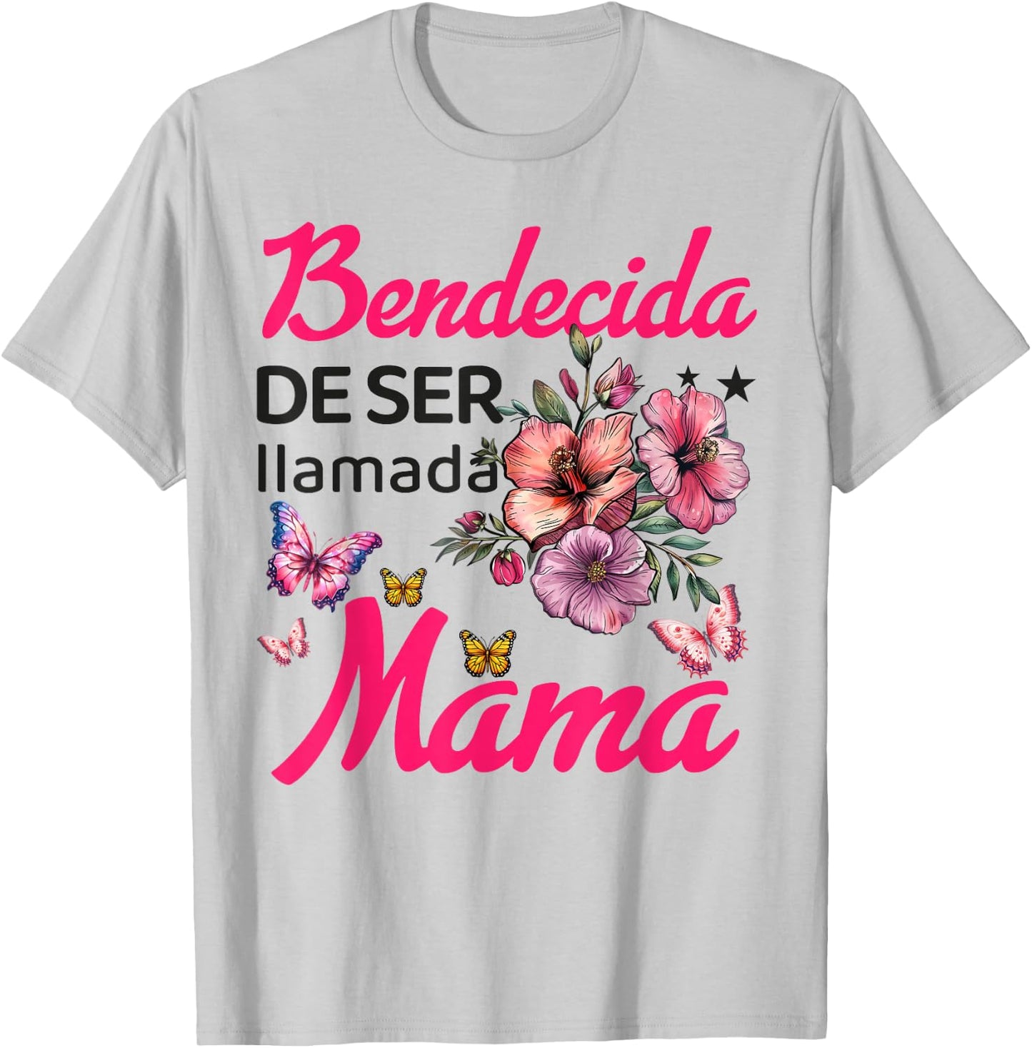 Dia De Las Madre Regalos Para Mama Espanol Camiseta T-Shirt - T-Shirt | Ash