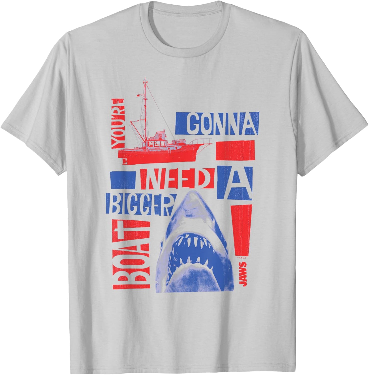 Jaws You're Gonna Need a Bigger Boat T-Shirt - T-Shirt | Ash
