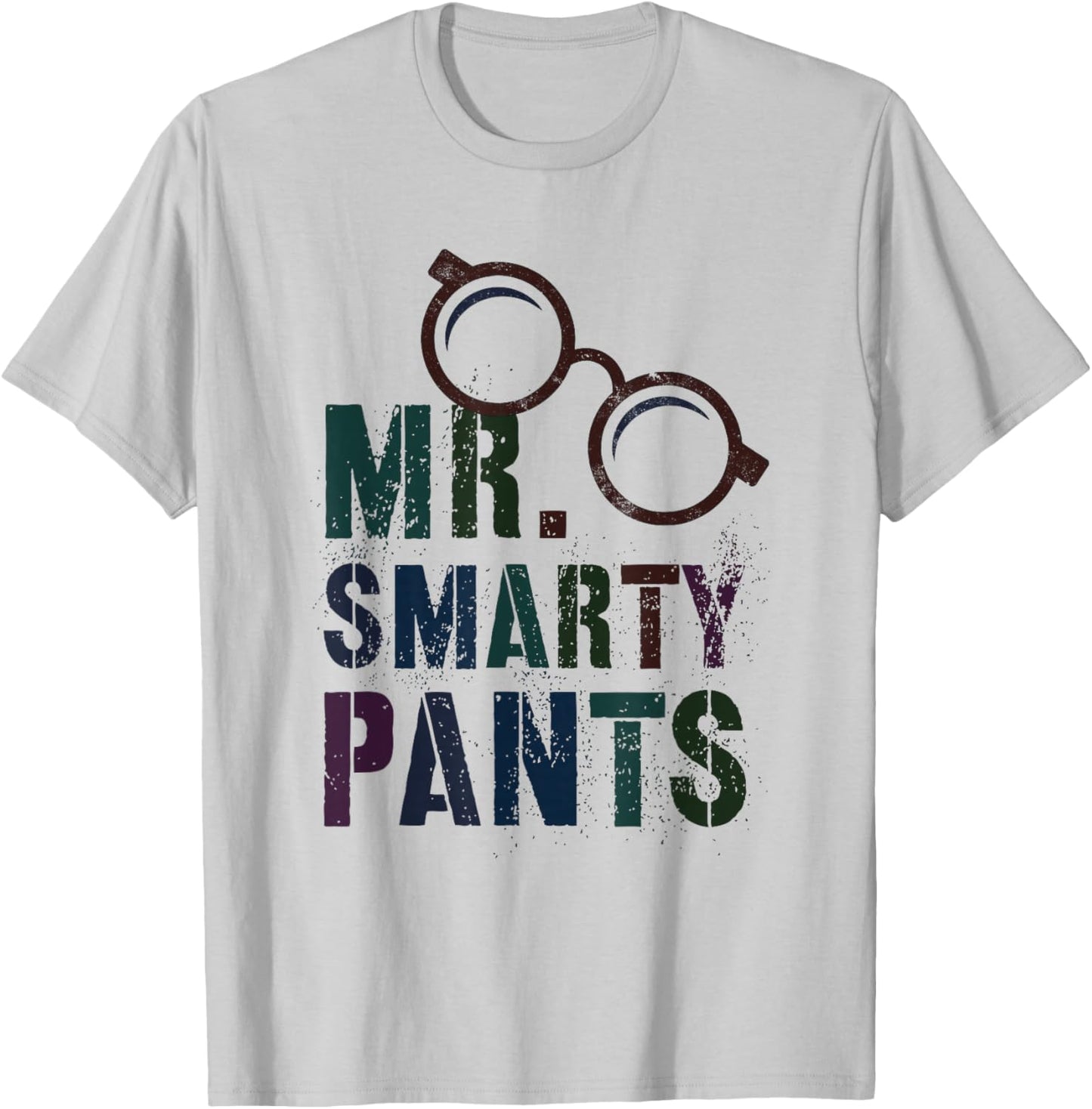 Funny Little MR SMARTY PANTS Last 100 Days School My Smartie T-Shirt - T-Shirt | Ash
