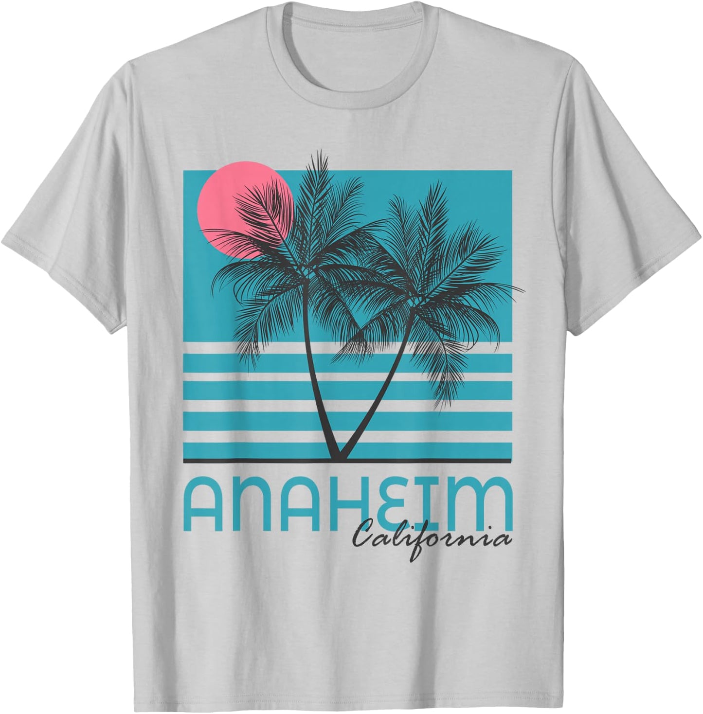 Anaheim California T Shirt Vintage Souvenirs T-Shirt - T-Shirt | Ash