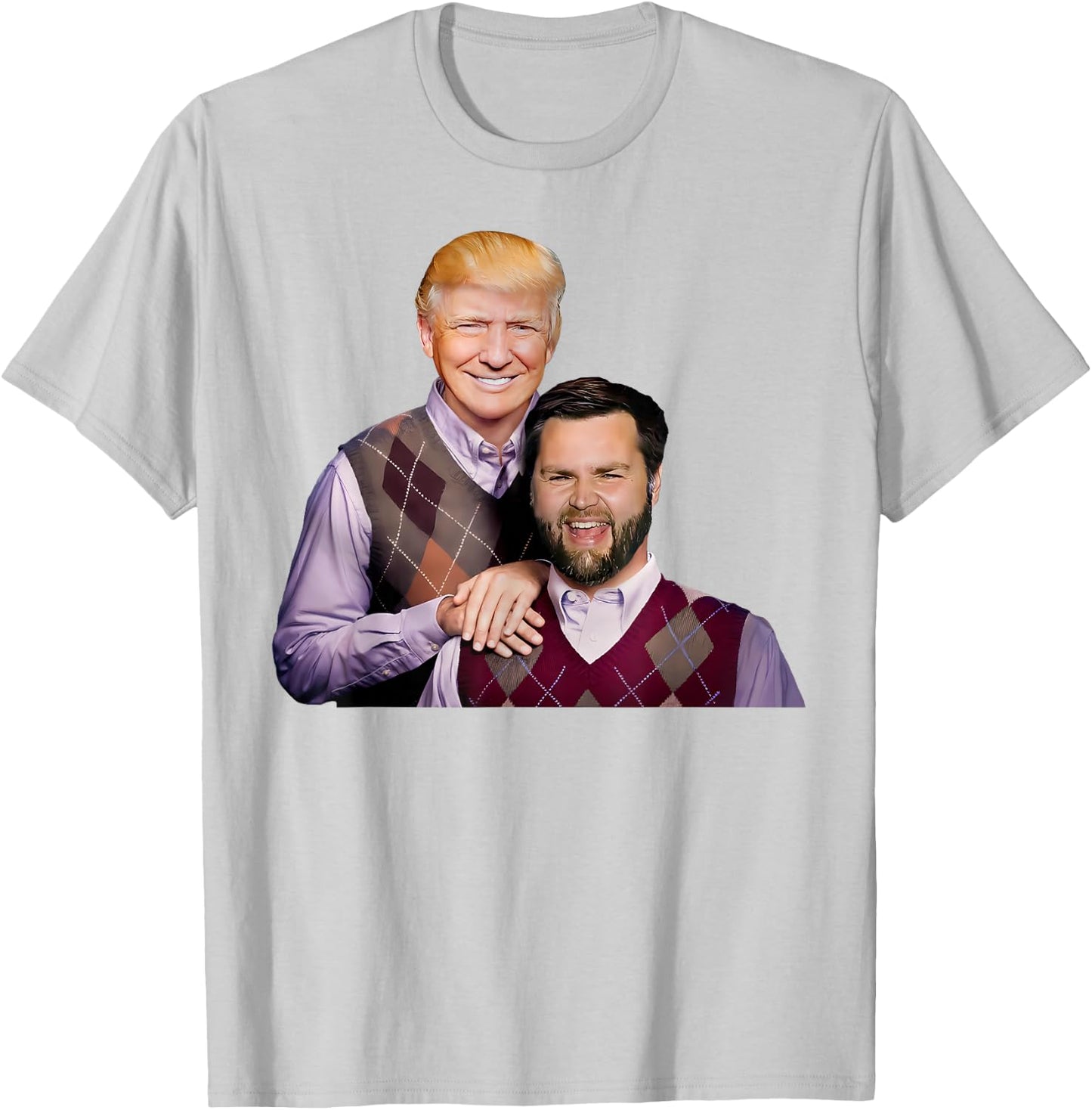 Trump Vance 2024 Brothers Funny Parody Shirt Bros T-Shirt - T-Shirt | Ash