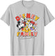 Disney Mickey and Friends Disney Family Vacation Chest Logo T-Shirt - T-Shirt | Ash