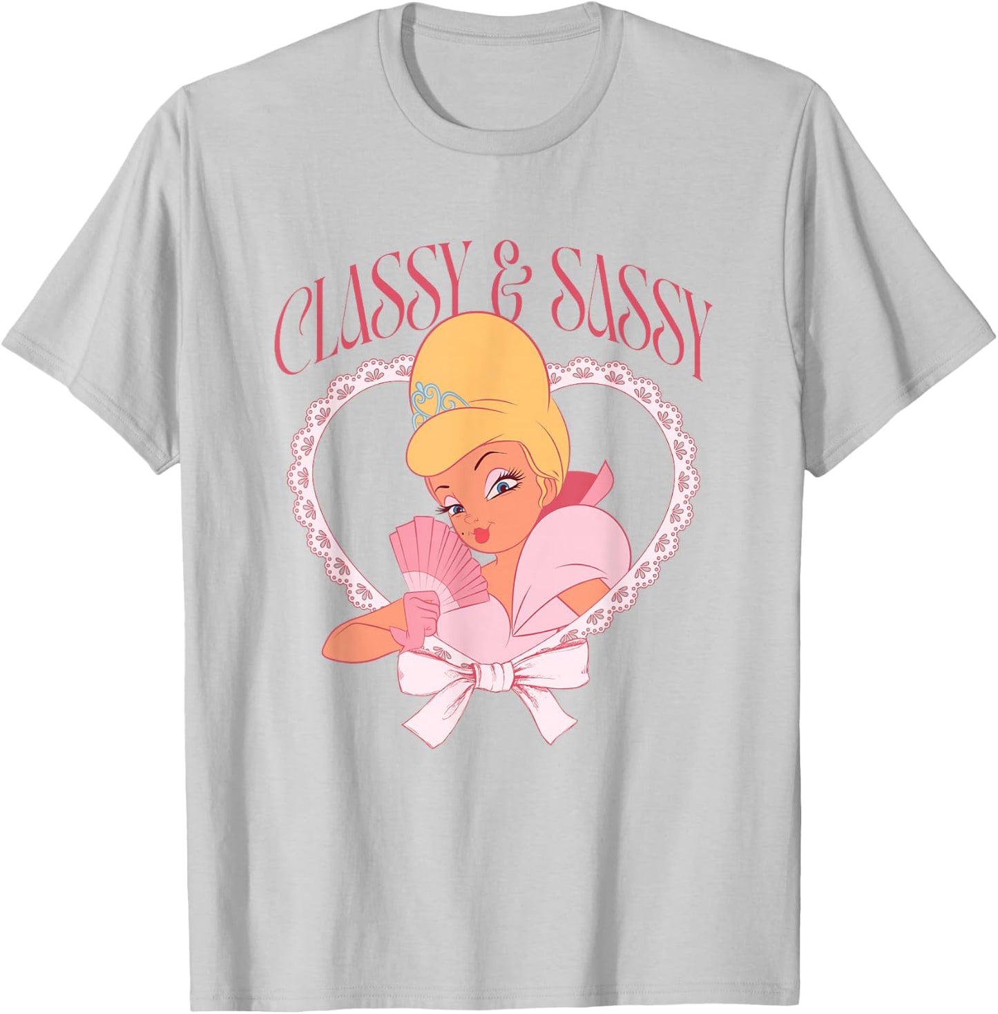 Disney The Princess And The Frog Charlotte Classy & Sassy T-Shirt - T-Shirt | Ash