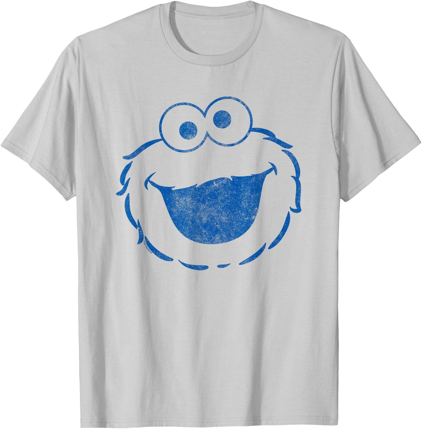 Sesame Street Cookie Monster Mono Halloween Costume T-Shirt - T-Shirt | Ash