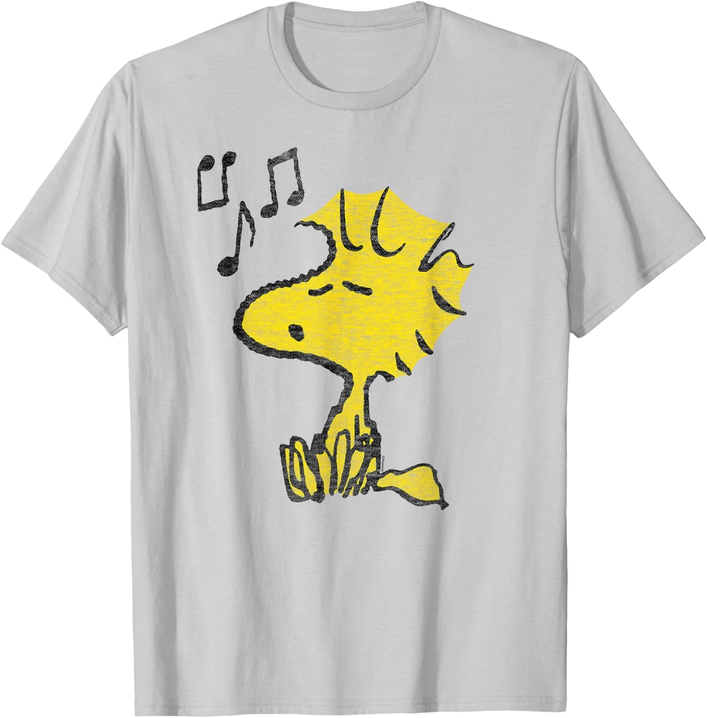 Peanuts - Woodstock Singing T-Shirt - T-Shirt | Ash
