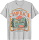 Camp Bach Vintage Bride Squad Camping Bachelorette 2025 T-Shirt - T-Shirt | Ash