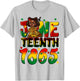 African American Melanin Black Girls Kids Juneteenth 1865 T-Shirt - T-Shirt | Ash