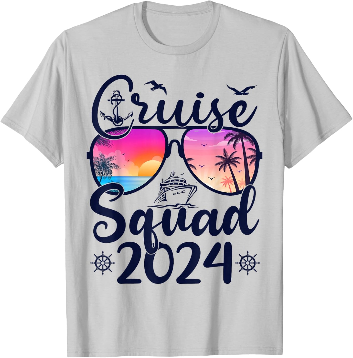 Cruise Squad 2024 Summer Vacation Matching Family Cruise T-Shirt - T-Shirt | Ash