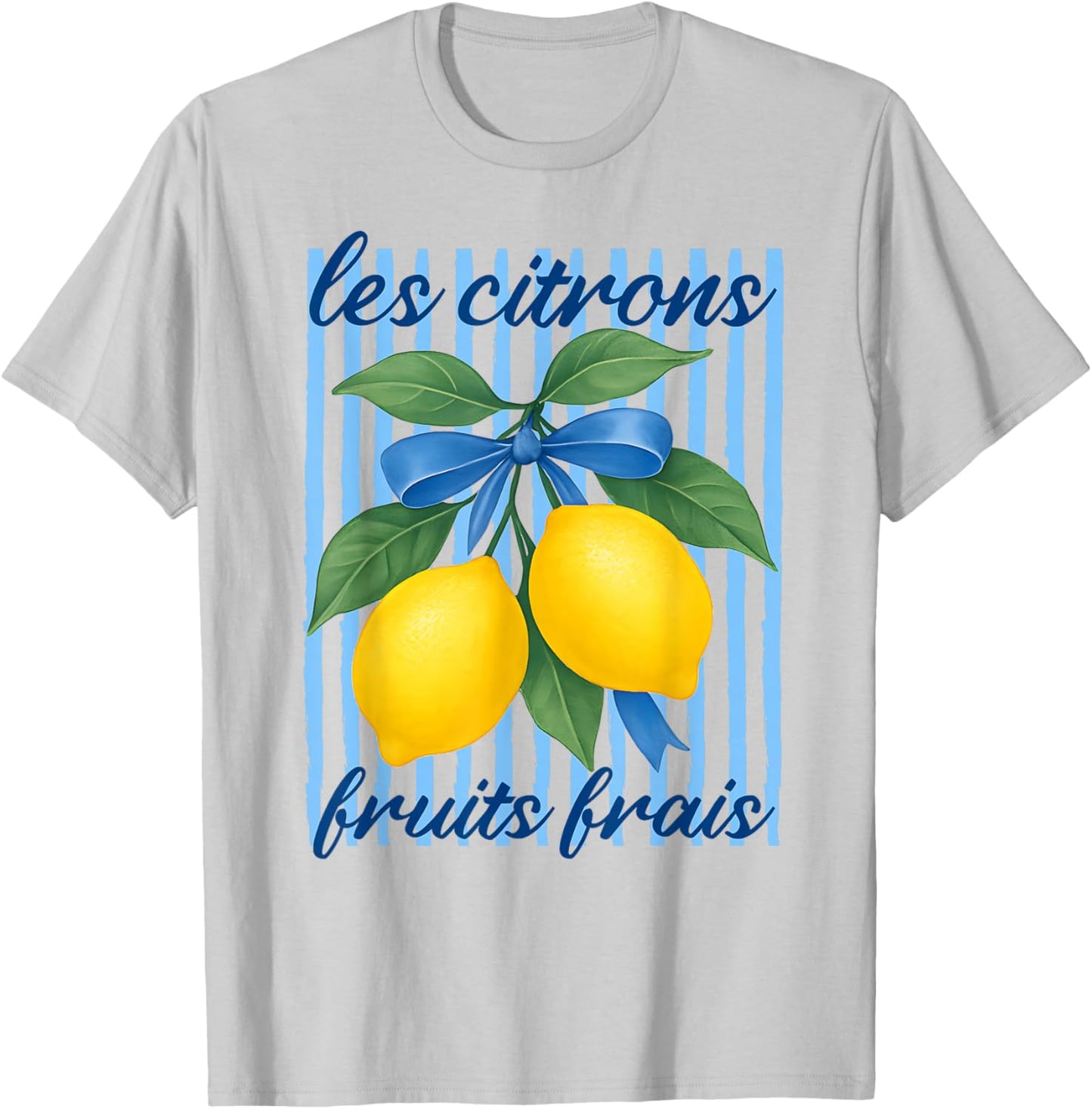 Les citrons French Lemons Aesthetic Coquette Summer Vintage T-Shirt - T-Shirt | Ash